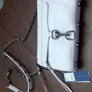 Pale Lilac Rebecca Minkoff Leather Shouler Bag New